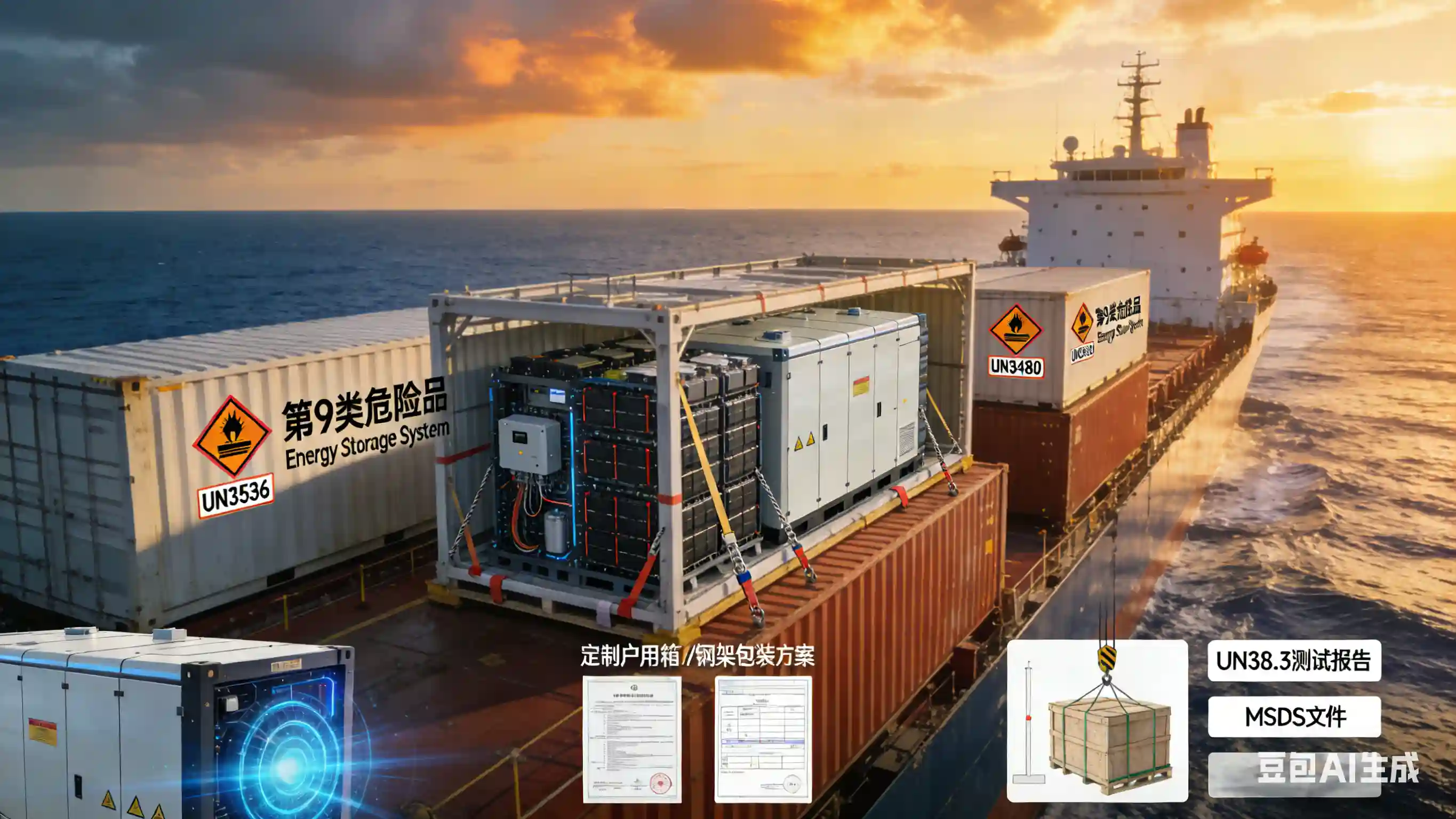 吉诚物流 - 储能设备海运专家